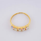 Anillo Linea Tupida 2.2gr / T7 1/4 / Oro 18K