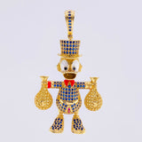 Dije Pato Bolsa Dinero 13.1gr / 5.4cm / Oro Amarillo 18K