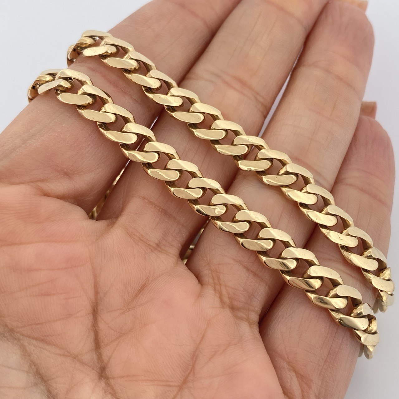 Cadena Cubana 28.7gr / 60cm / Oro Amarillo Nac.Esp. 18K &