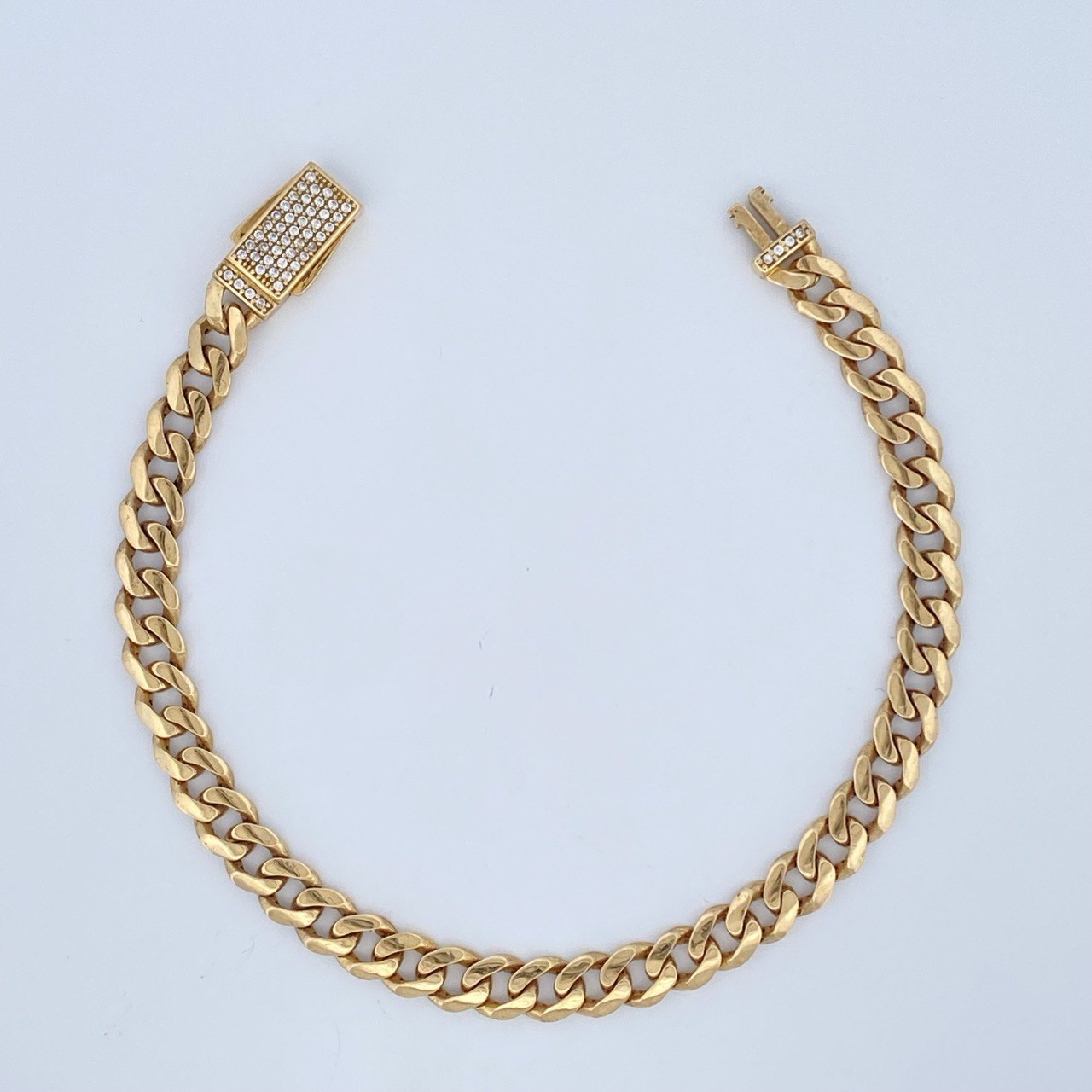 Pulso Cubana 8.15gr / 20cm / Oro Amarillo Nac.Esp. 18K &