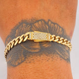 Pulso Cubana 8.15gr / 20cm / Oro Amarillo Nac.Esp. 18K &