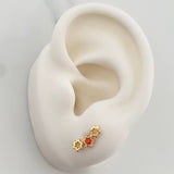 Topos Silueta Estrellas 1.05gr / 11.6mm Oro Amarillo 18K %