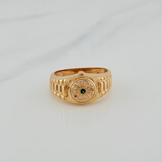 Anillo Crono Tempo 7.15gr / T11 1/4 / Oro Amarillo 18K %