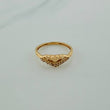 Anillo Trio Corazones 1.9gr / T6 1/2 / Oro Amarillo 18K %