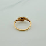Anillo Trio Corazones 1.9gr / T6 1/2 / Oro Amarillo 18K %