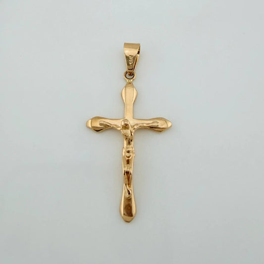 Dije Cruz Cristo 2.3gr / 4.2cm / Oro Amarillo 18K %