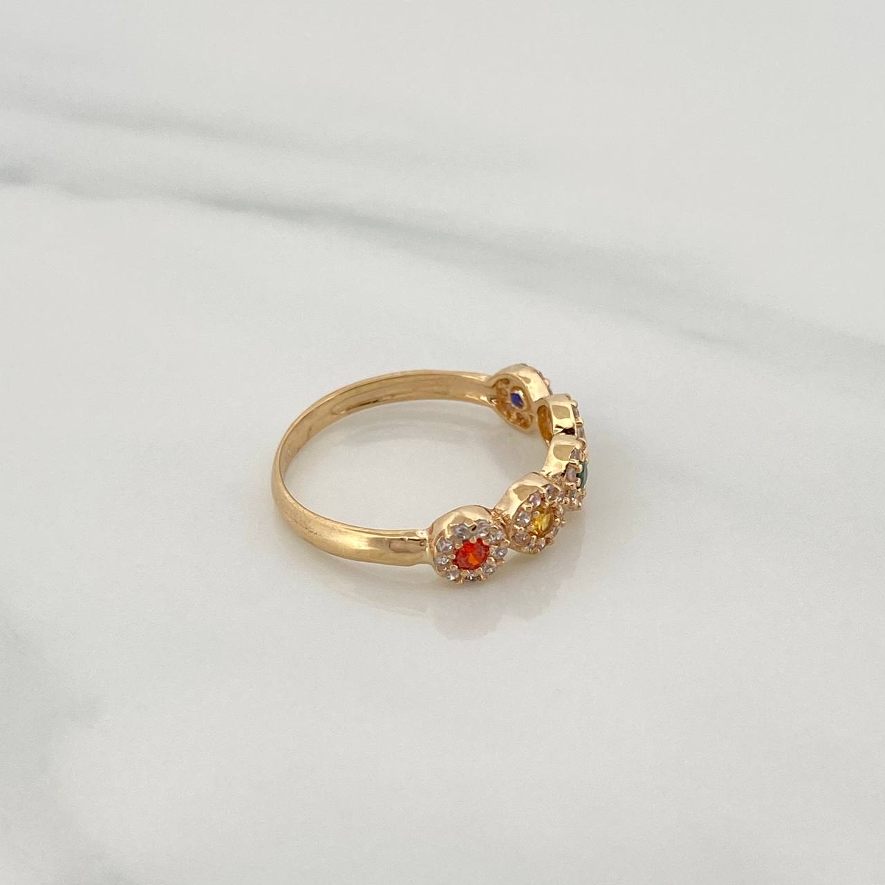 Anillo Churumbela Tupido 2.15gr / T6 1/4 / Oro Amarillo 18K %