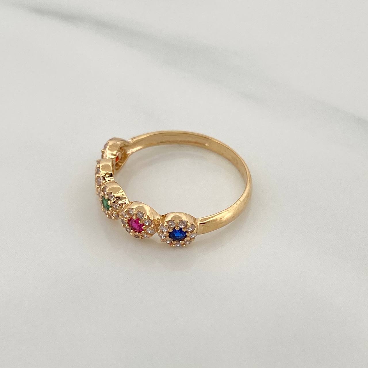 Anillo Churumbela Tupido 2.15gr / T6 1/4 / Oro Amarillo 18K %