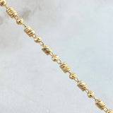 Cadena Militar Cilindro 10.9gr / 60cm / Oro Amarillo 18K