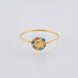 Anillo Circulo Corazón 0.95 g / T6 1/4 Oro Amarillo 18K
