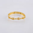 Anillo Rombos Tranversales 1.35gr / T7 3/4 / Oro Amarillo 18K