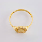Anillo Estrella En Flor 2.15 g / T7 3/4 Oro Amarillo 18K