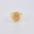Anillo Corona Rx 3.8gr / T12 / Dos Oros Amarillo Blanco 18K ©