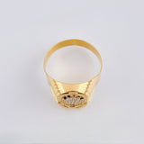 Anillo Corona Rx 3.8gr / T12 / Dos Oros Amarillo Blanco 18K ©