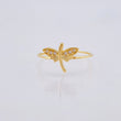Anillo Libelula 1.1 g / T7 1/4 Oro Amarillo 18K