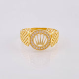 Anillo Corona Maya 2.5gr / T7 1/2 / Oro Amarillo 18K