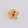 Herraje Emoji Fantasma 0.9gr / 0.8cm / Oro Amarillo 18K