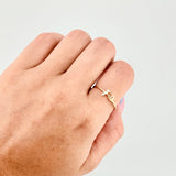 Anillo Fé 1.4 g / T5 1/4 Oro Amarillo 18K