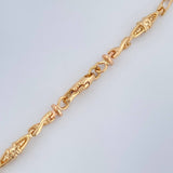 Cadena Rustica Dubai 28.5gr / 61cm / Dos Oros Amarillo Rosa 18K $