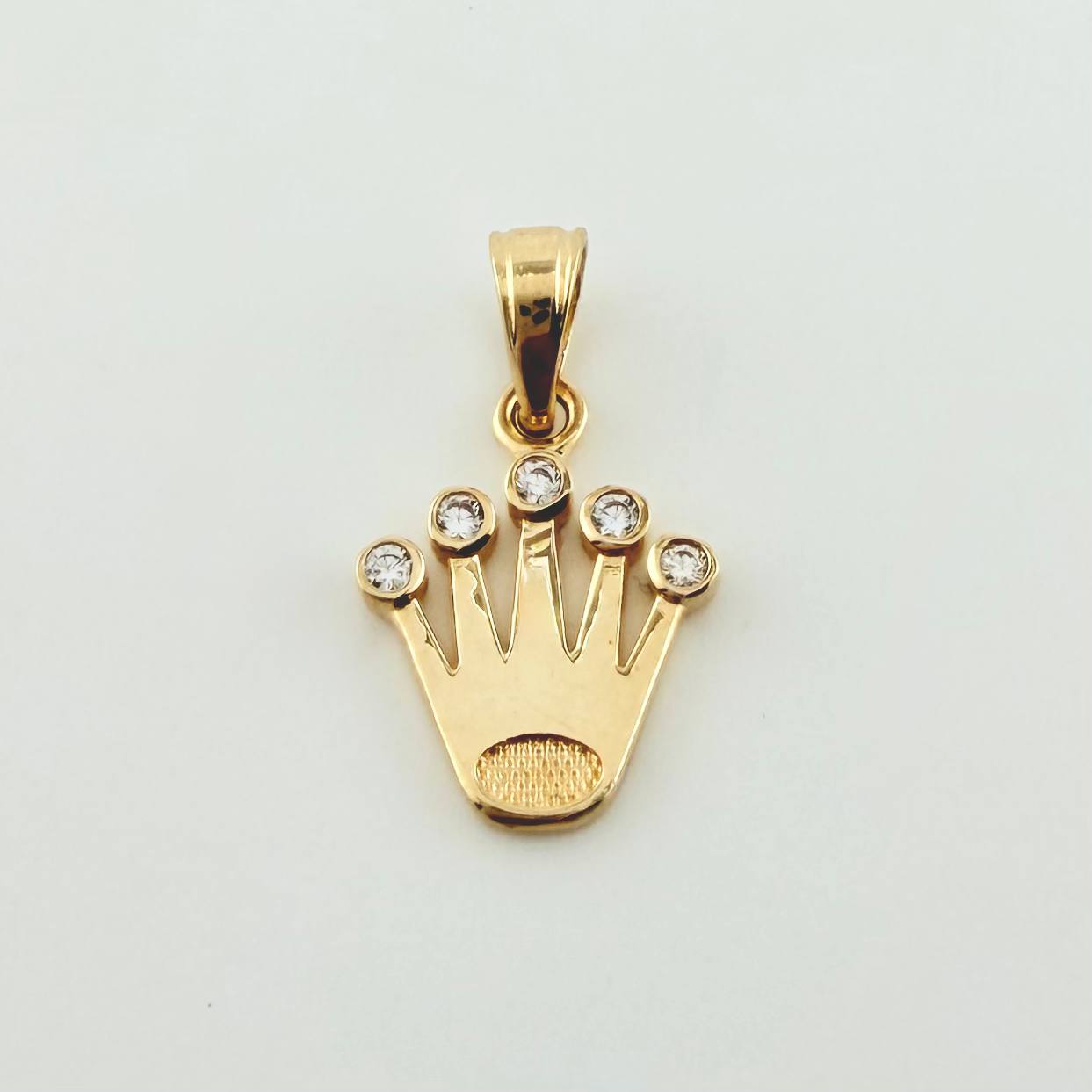 Dije Corona 1.15gr / 1.9cm / Oro Amarillo 18K