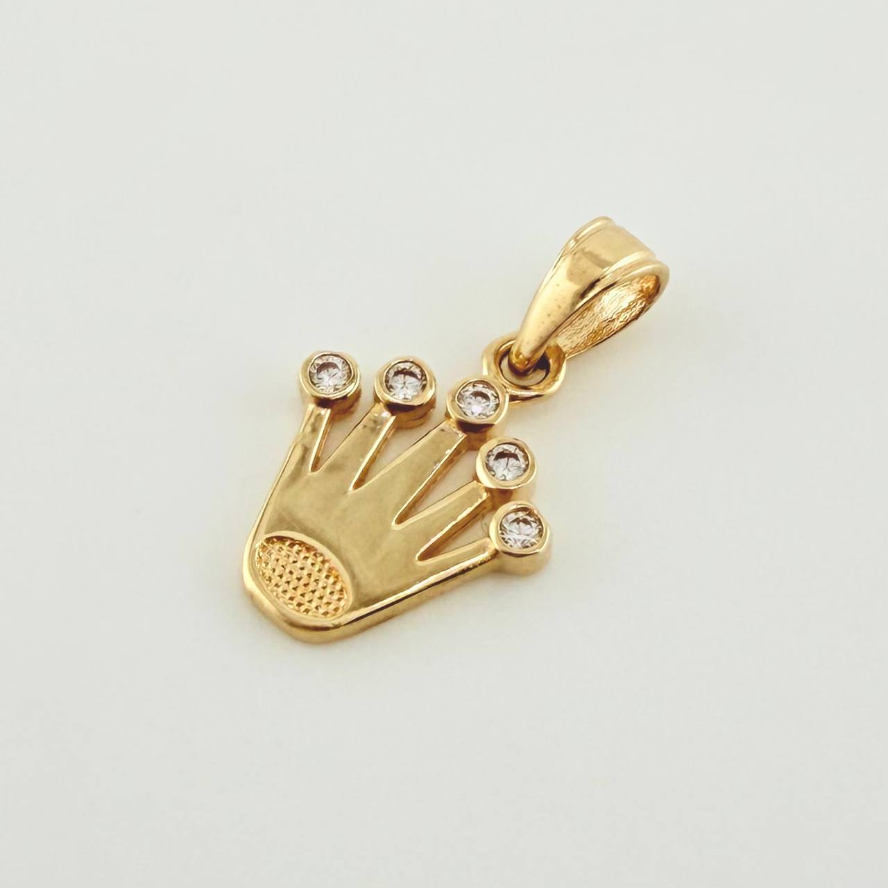 Dije Corona 1.1gr / 1.9cm / Oro Amarillo 18K