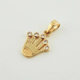 Dije Corona 1.15gr / 1.9cm / Oro Amarillo 18K