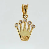 Dije Corona 1.15gr / 1.9cm / Oro Amarillo 18K