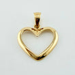 Dije Corazon Silueta 1.05gr / 2cm / Oro Amarillo 18K