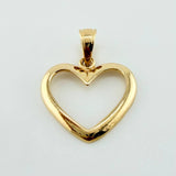Dije Corazon Silueta 1.05gr / 2cm / Oro Amarillo 18K