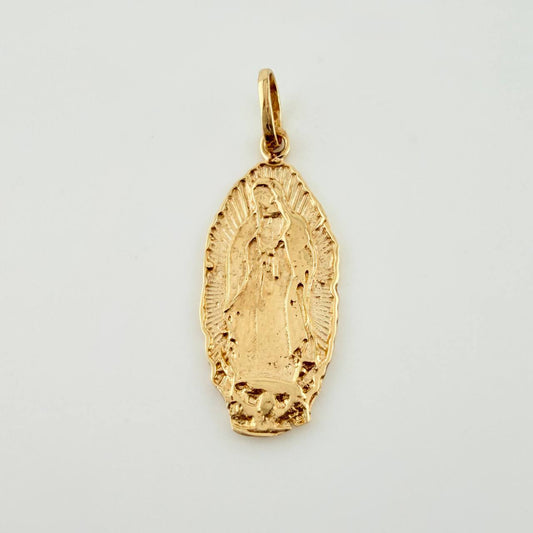 Dije Virgen Guadalupe 2.1gr / 3.2cm / Oro Amarillo 18K