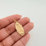 Dije Virgen Guadalupe 2.1gr / 3.2cm / Oro Amarillo 18K