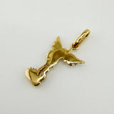 Dije San Miguel Arcangel 1gr / 2.3cm / Dos Oros Amarillo Blanco 18K