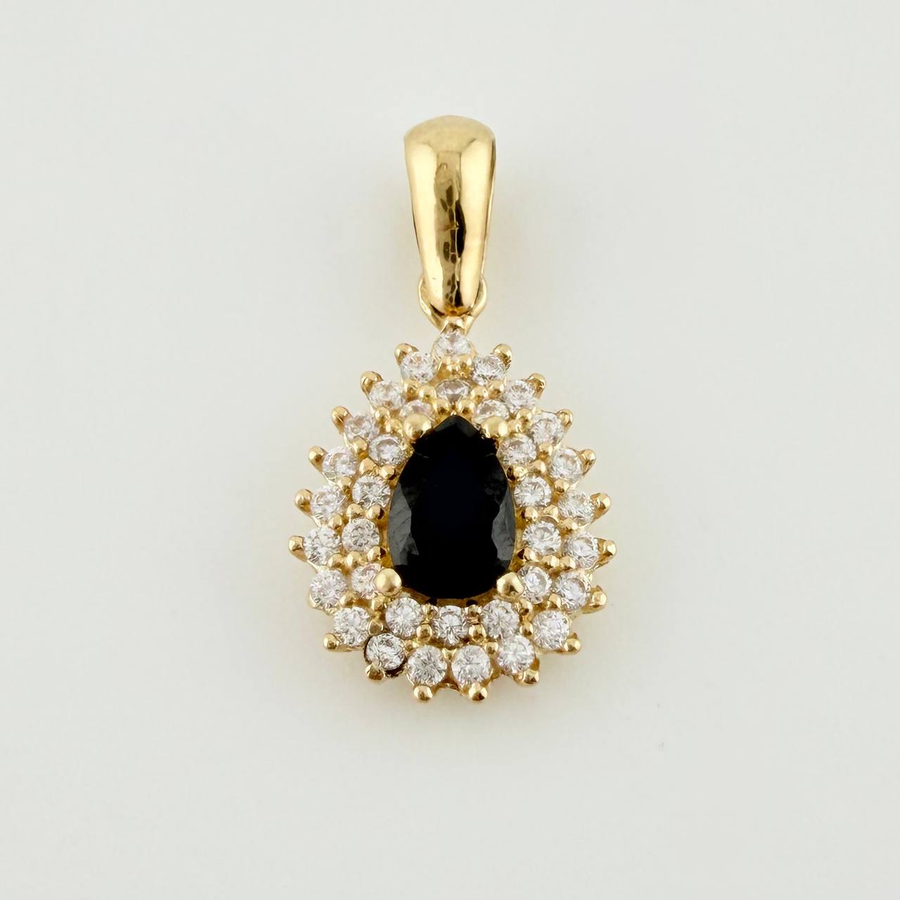 Dije Halo Gota 2.05gr / 2cm / Oro Amarillo 18K