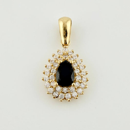 Dije Halo Gota 2.05gr / 2cm / Oro Amarillo 18K