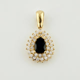 Dije Halo Gota 2.05gr / 2cm / Oro Amarillo 18K