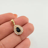 Dije Halo Gota 2.05gr / 2cm / Oro Amarillo 18K