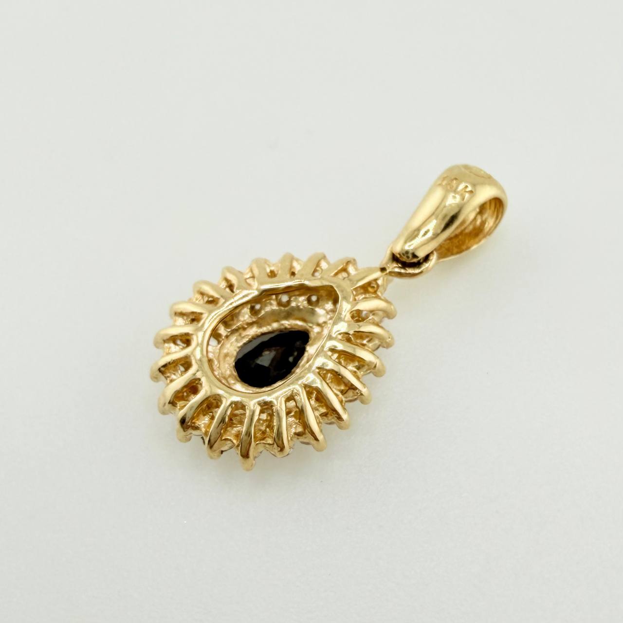 Dije Halo Gota 2.05gr / 2cm / Oro Amarillo 18K