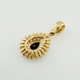 Dije Halo Gota 2.05gr / 2cm / Oro Amarillo 18K