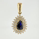 Dije Halo Gota 2.05gr / 2cm / Oro Amarillo 18K