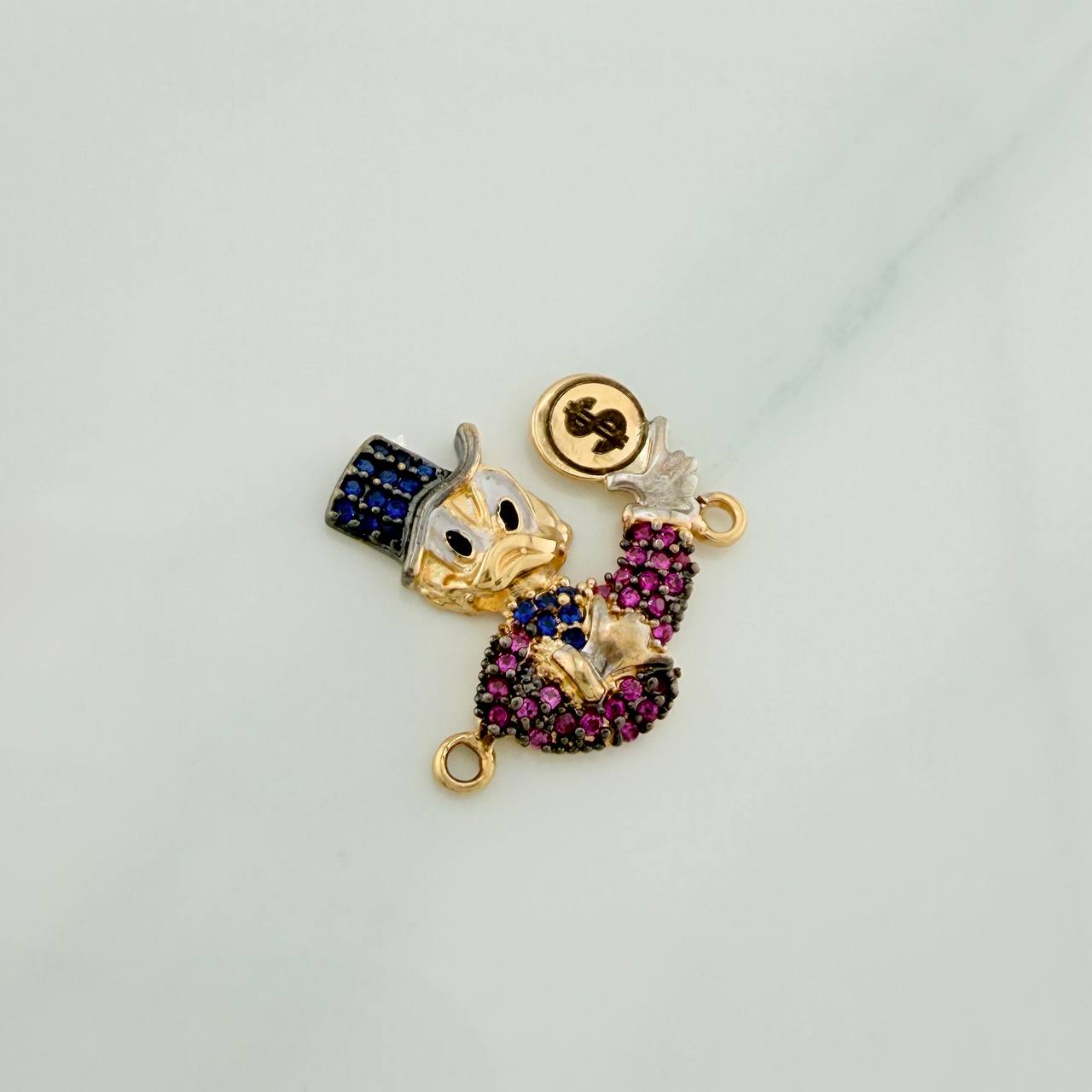 Herraje Pato Inspirado 2.35gr / 1.9cm / Tres Oros 18K