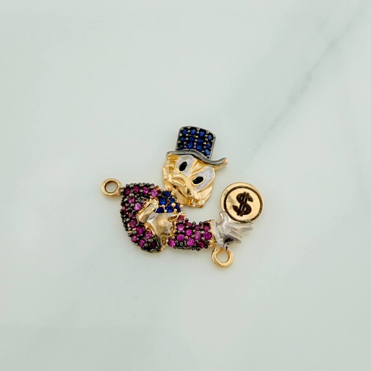 Herraje Pato Inspirado 2.35gr / 1.9cm / Tres Oros 18K