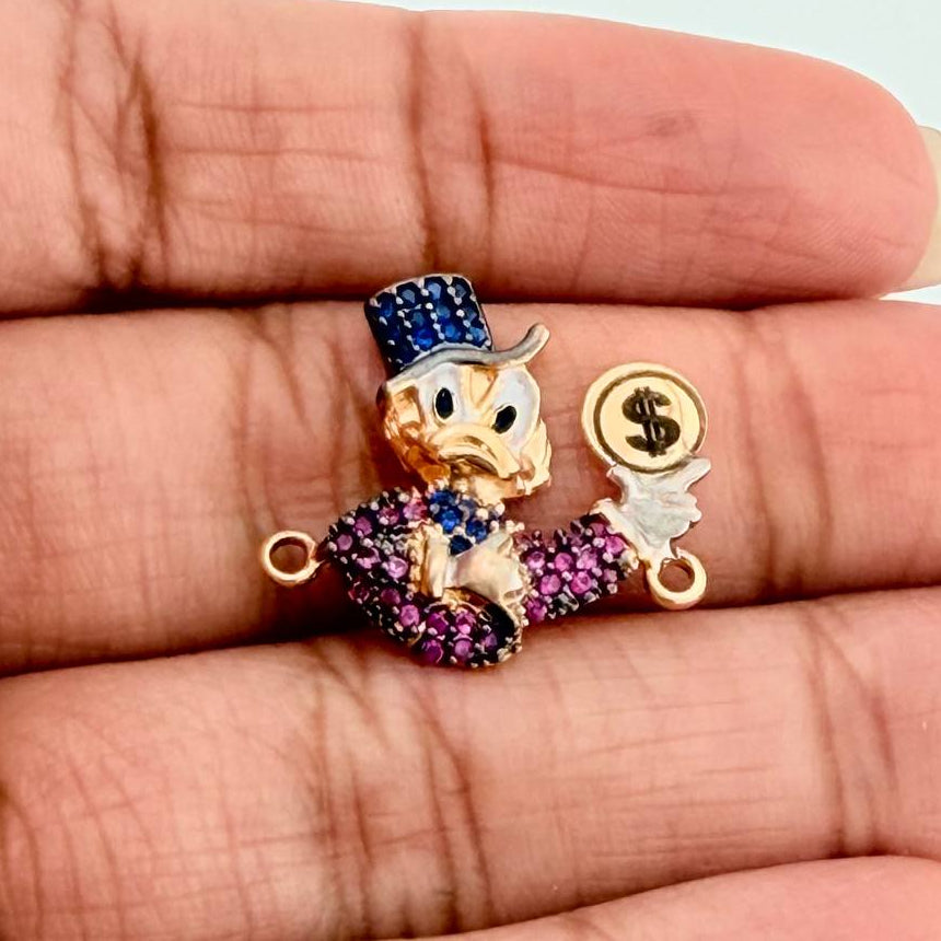 Herraje Pato Inspirado 2.35gr / 1.9cm / Tres Oros 18K