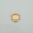 Herraje Corona 0.85gr / 1.4cm / Oro Amarillo 18K