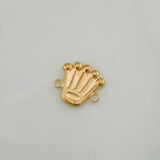 Herraje Corona 0.85gr / 1.4cm / Oro Amarillo 18K
