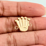 Herraje Corona 0.85gr / 1.4cm / Oro Amarillo 18K