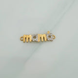 Herraje Mamá 1.1gr / 2.5cm / Oro Amarillo 18K