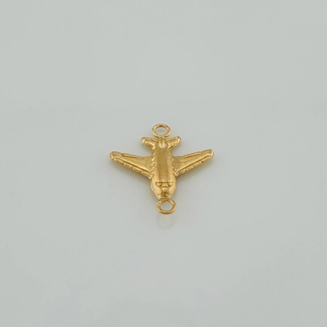 Herraje Avión 0.5gr / 1.7cm / Oro Amarillo 18K &