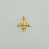 Herraje Avión 0.5gr / 1.7cm / Oro Amarillo 18K &