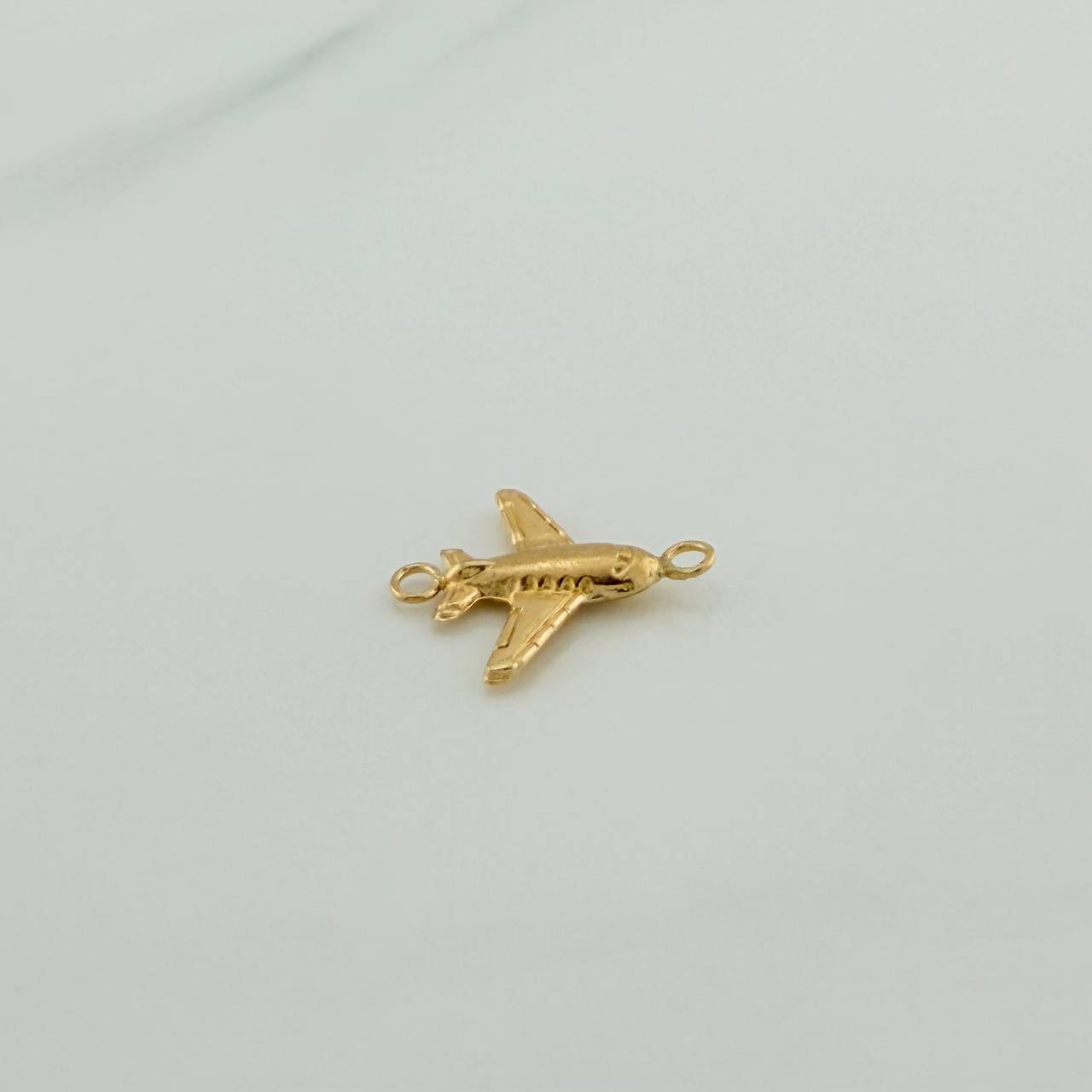 Herraje Avión 0.5gr / 1.7cm / Oro Amarillo 18K &