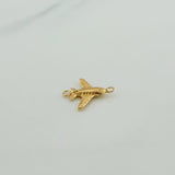 Herraje Avión 0.5gr / 1.7cm / Oro Amarillo 18K &